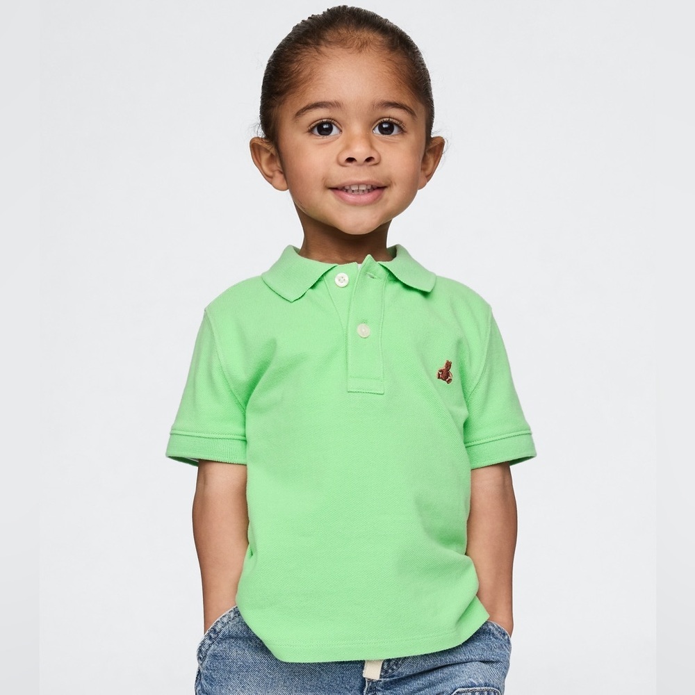 GAP Baby Pique Polo Shirt - 6-12m